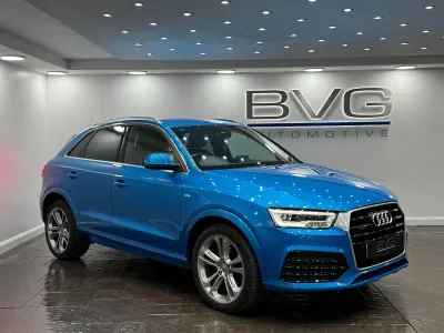 Used Audi Q3 S-line plus 184 HP (135 kW) 2016 Blue SUV
