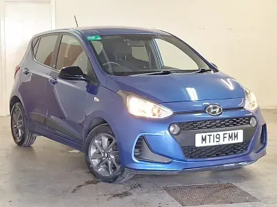 Used Hyundai i10 GO! 66 HP (48 kW) 2019 Blue Hatchback