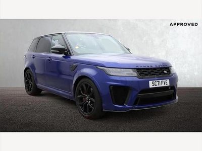 Blue Used 2022 Land Rover Range Rover Sport SVR SUV | £51,500 (Good price)