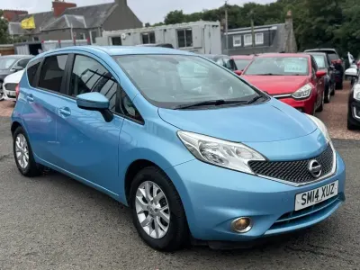 Used Nissan Note Acenta Premium 90 HP (66 kW) 2014 Blue Hatchback