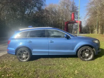 Used Audi Q7 S-Line 240 HP (176 kW) 2009 Blue SUV