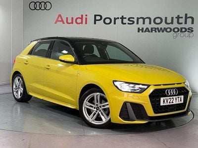 Yellow Used 2022 Audi A1 S-Line Hatchback | £19,990 (Good price)