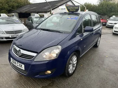 Used Vauxhall Zafira Design Edition 2014 Blue MPV