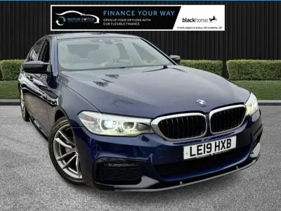 Used BMW 520 M Sport 184 HP (135 kW) 2019 Blue Sedan