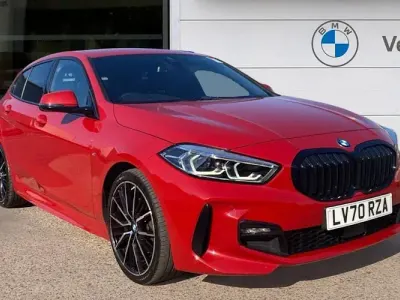 Used BMW 118 M Sport 140 HP (102 kW) 2021 Red Hatchback
