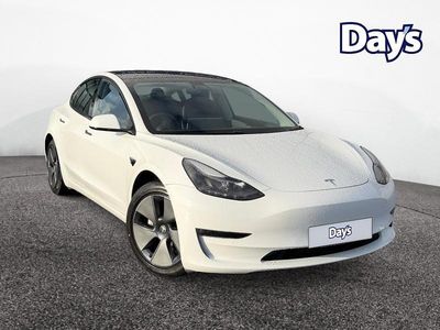 White Used 2021 Tesla Model 3 Long Range AWD Sedan | £19,423 (Fair price)