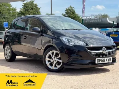 Used Vauxhall Corsa Sport 90 HP (66 kW) 2018 Black Hatchback