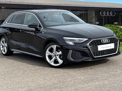 Used Audi A3 Sportback S-Line 150 HP (110 kW) 2022 Black Hatchback