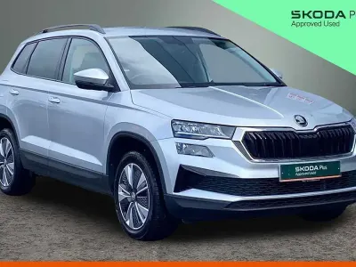Used Skoda Karoq SE Drive 110 HP (80 kW) 2023 Brilliant silver metallic SUV