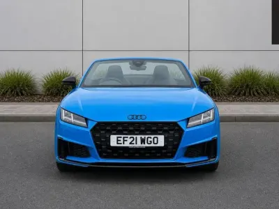Used Audi TT Roadster Black Edition 242 HP (177 kW) 2021 Blue Cabriolet