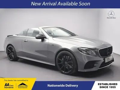 Używany Mercedes E350 AMG line 258 KM (189 kW) 2019 Szary Kabriolet