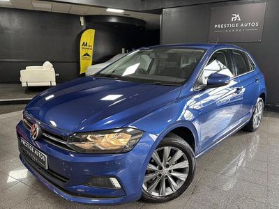 Used VW Polo SE 95 HP (69 kW) 2018 Blue Hatchback