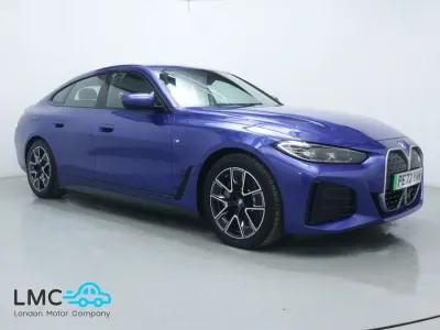 Used BMW i4 M Sport 250 kW (340 HP) 2022 Blue Sedan