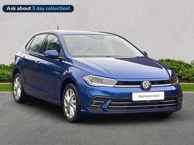 Blue Used 2023 VW Polo Style Hatchback | £17,012 (Fair price)