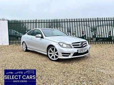 Silver Used 2015 Mercedes C220 Sport Edition Coupe | £8,995
