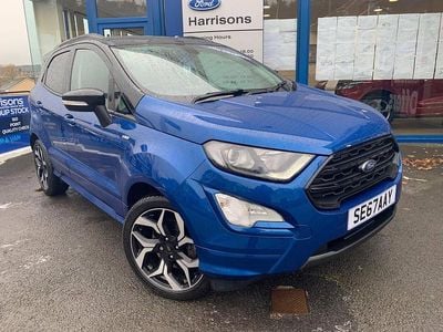Used Ford Ecosport ST-Line 125 HP (91 kW) 2018 Blue SUV