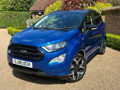 Begagnad Ford Ecosport ST-Line 140 HK (102 kW) 2018 Blå SUV