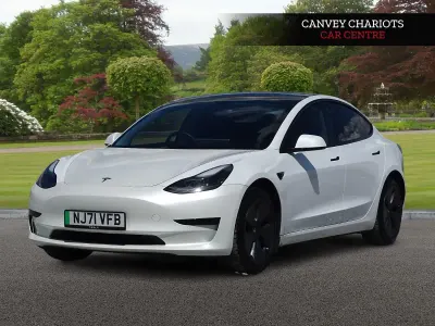 Used Tesla Model 3 Standard Range 52 kW (72 HP) 2021 White Sedan