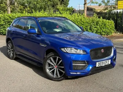 Used Jaguar F-Pace R-Sport 180 HP (132 kW) 2019 Blue SUV
