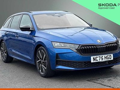 Used Skoda Octavia SportLine 110 HP (80 kW) 2026 Race blue metallic Estate