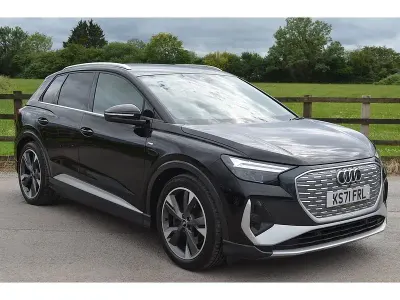 Used Audi Q4 e-tron S-Line 150 kW (204 HP) 2022 Black SUV