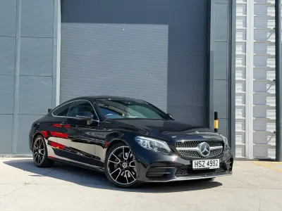 Used Mercedes C300 AMG Line Premium 245 HP (180 kW) 2021 Black Coupe