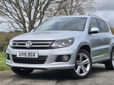 Used VW Tiguan R-line 150 HP (110 kW) 2015 Silver SUV