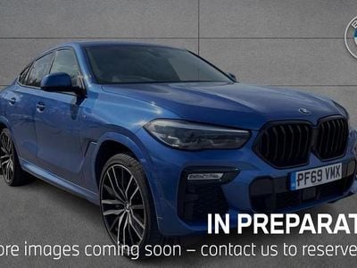 Used BMW X6 M Sport 261 HP (191 kW) 2020 Blue SUV