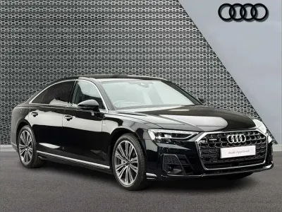 Used Audi A8L S-Line 462 HP (339 kW) 2024 Black Sedan