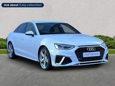 Used Audi A4 S-Line 150 HP (110 kW) 2023 White Sedan