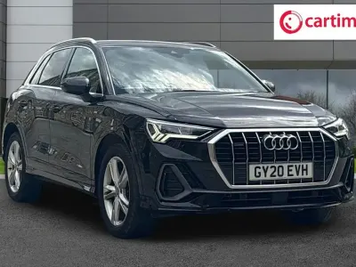 Used Audi Q3 S-Line 190 HP (139 kW) 2020 Black SUV