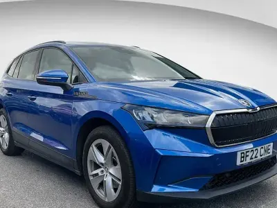 Used Skoda Enyaq iV ecoSuite 131 kW (179 HP) 2022 Blue SUV