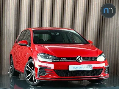 Used VW Golf VII GTD 184 HP (135 kW) 2017 Red Hatchback