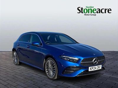 Used Mercedes A250 AMG Line Premium Plus 214 HP (157 kW) 2024 Blue Hatchback