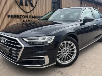 Used Audi A8 Comfort 2017 Blue Sedan