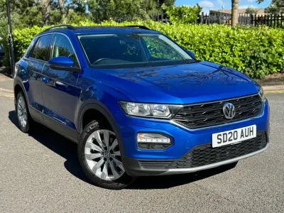 Used VW T-Roc SE 115 HP (84 kW) 2020 Blue SUV