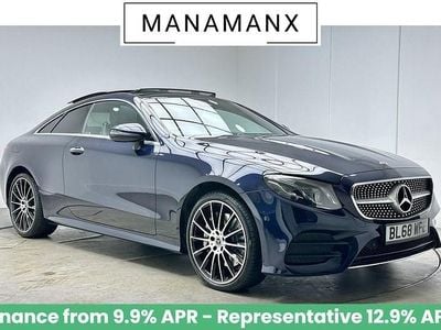 Blue Used 2018 Mercedes E450 AMG Line Premium Plus Coupe | £29,990