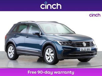 Blue Used 2022 VW Tiguan Life SUV | £17,199 (Fair price)