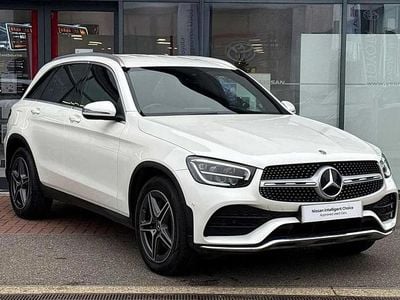 White Used 2019 Mercedes GLC220 AMG line SUV | £20,489 (Good price)