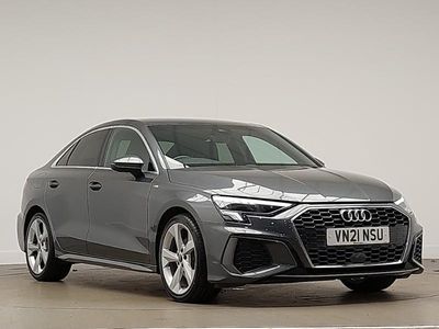 Used Audi A3 S-Line 150 HP (110 kW) 2021 Grey Sedan
