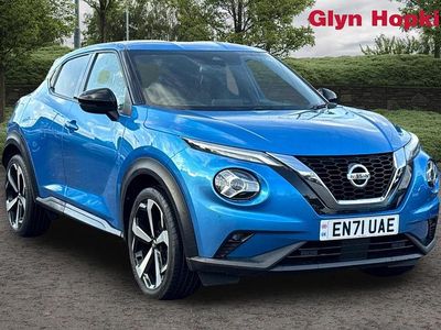 Blue Used 2021 Nissan Juke Tekna SUV | £13,851 (Fair price)