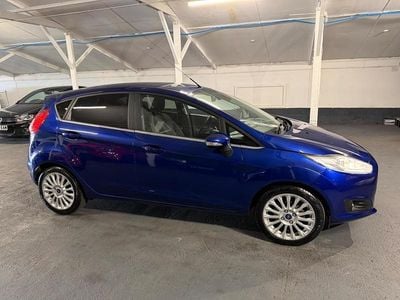 Used Ford Fiesta Titanium 2014 Blue Hatchback
