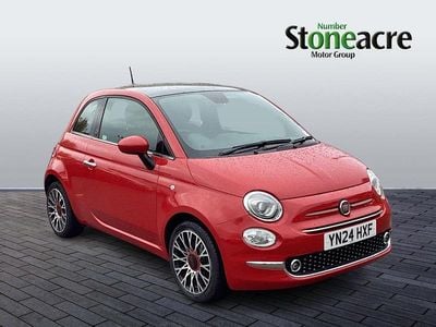 Red Used 2024 Fiat 500 Red Hatchback | £10,995 (Fair price)