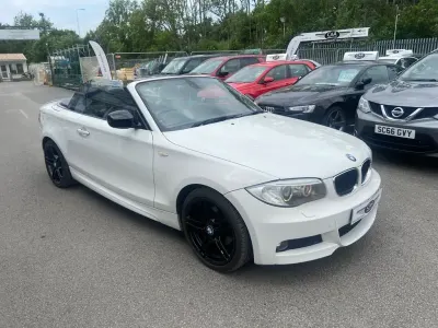 Used BMW 118 Cabriolet Sport Line 2013 White Cabriolet