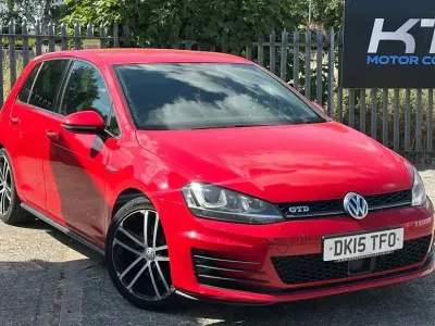 Used VW Golf VII GTD 181 HP (133 kW) 2015 Red Hatchback