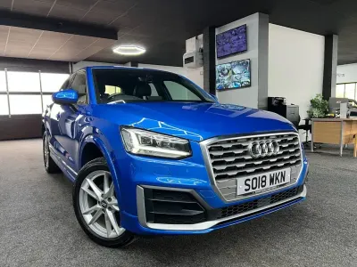 Used Audi Q2 S-Line 150 HP (110 kW) 2018 Blue SUV