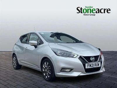 Used Nissan Micra Acenta 91 HP (66 kW) 2021 Silver Hatchback