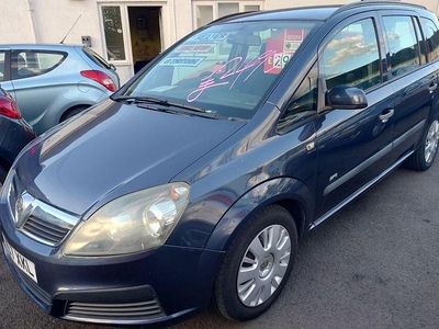 Used Vauxhall Zafira 105 HP (77 kW) 2007 Blue MPV
