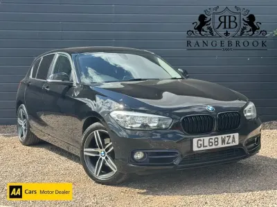 Used BMW 118 Sport Line 2019 Black Hatchback