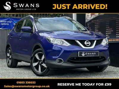 Used Nissan Qashqai N-TEC 110 HP (80 kW) 2015 Blue SUV